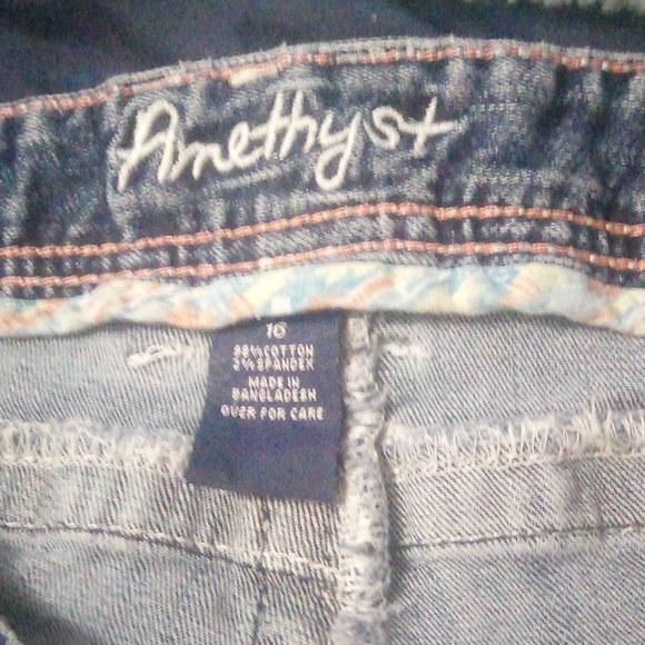 Amethyst blue jeans size 16 - Picture 2 of 2